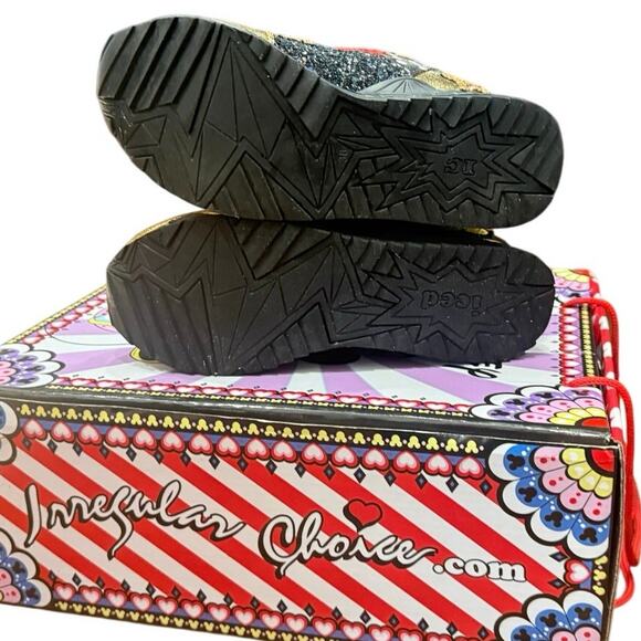 Rare Irregular Choice Disney Gosh Mickey Mouse Light Up Sneakers 7.5 w/ box VGUC - Picture 4 of 16